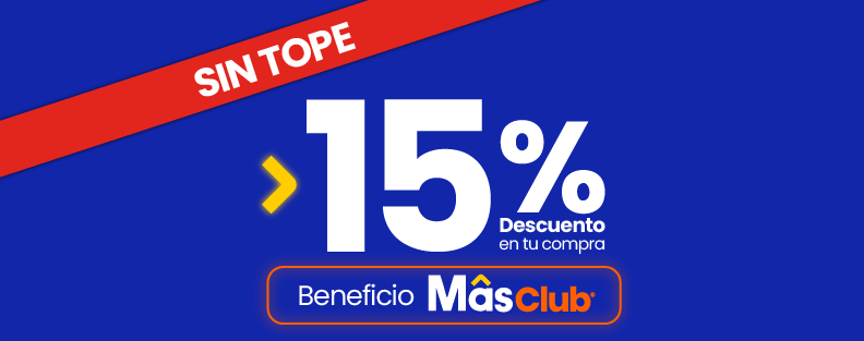 De Lunes a Jueves 🛒15% de descuento en toda tu compra SIN TOPE 🤑