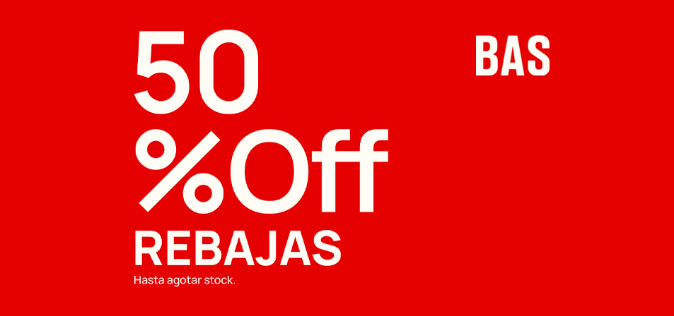 Rebajas con 50%OFF